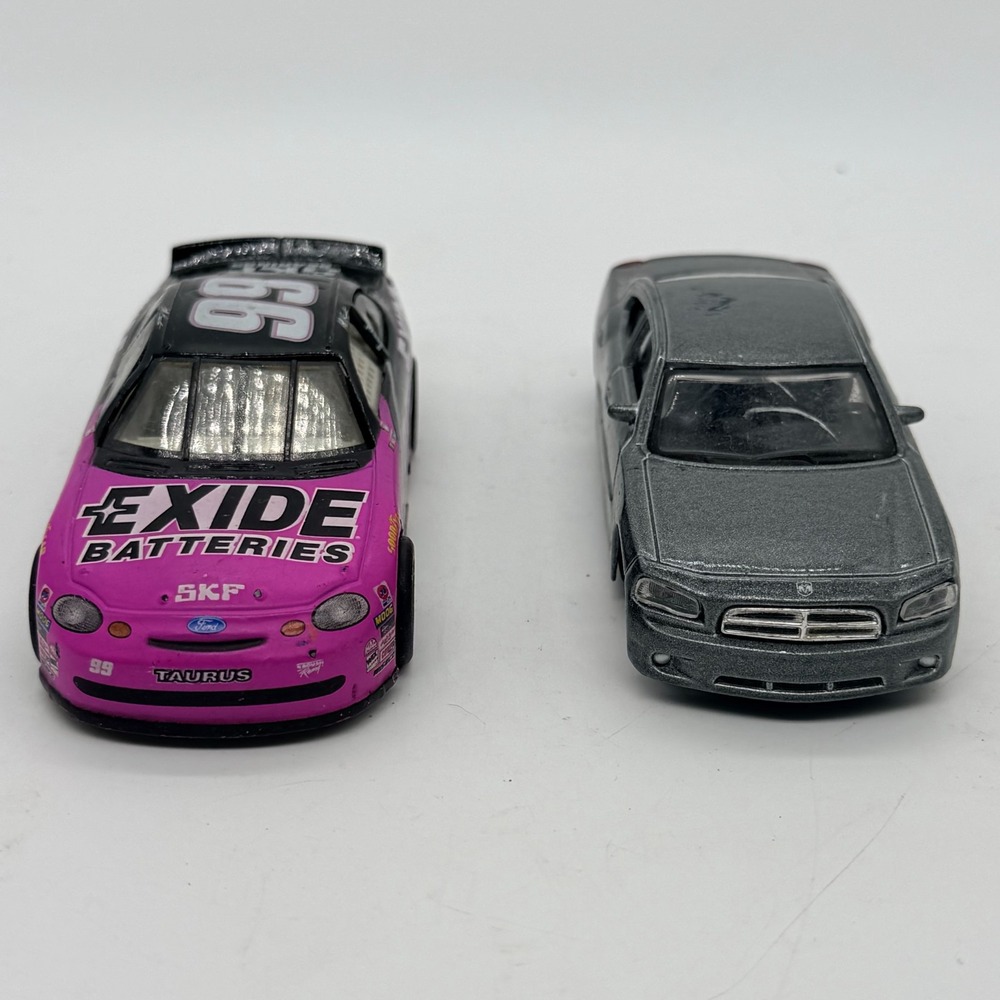 2006 Dodge Charger & #99 Exide Batteries Ford Taurus NASCAR Diecast Cars - Lot 2